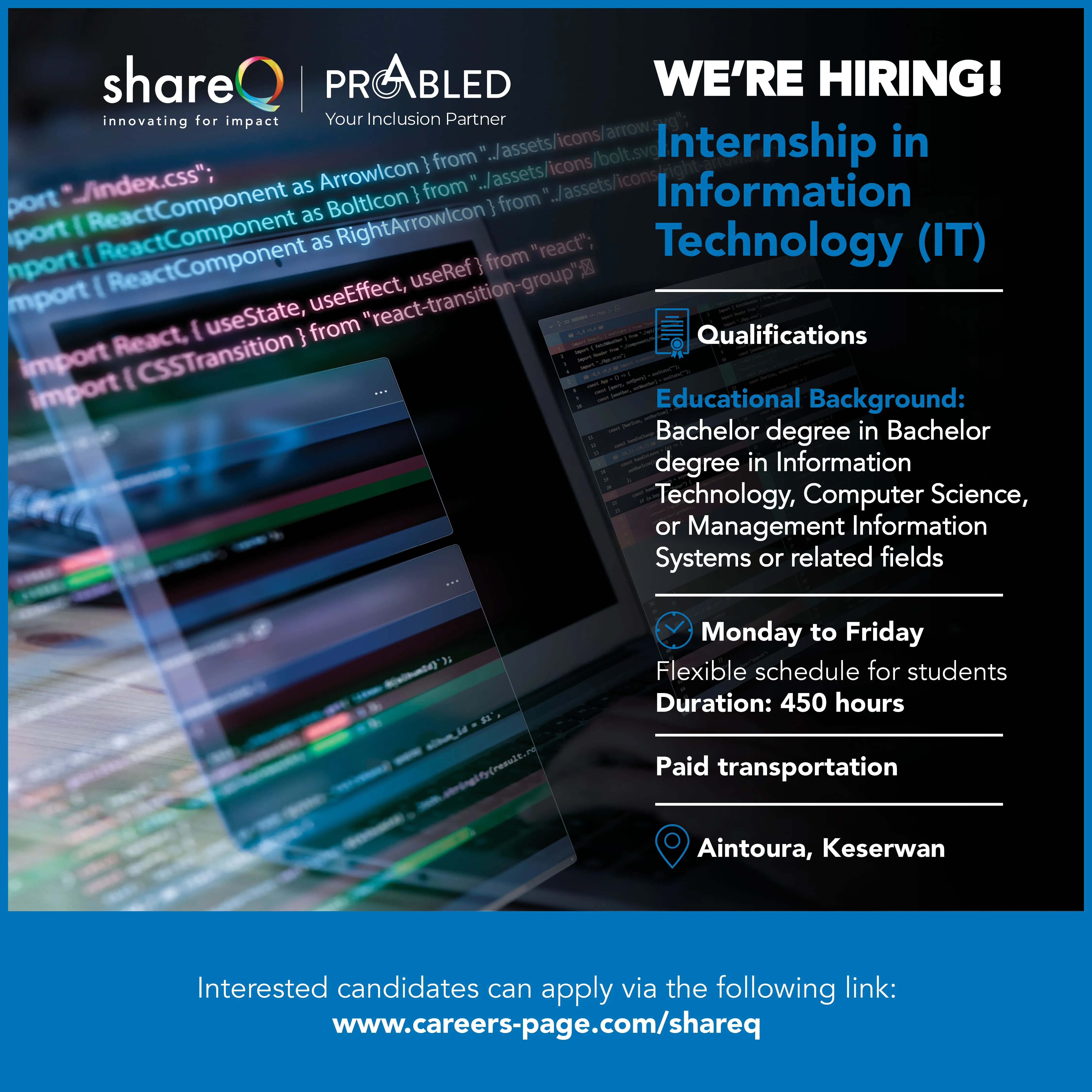 IT (Information Technology) Internship