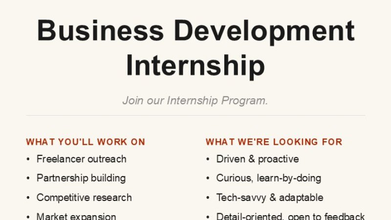 Internship Image